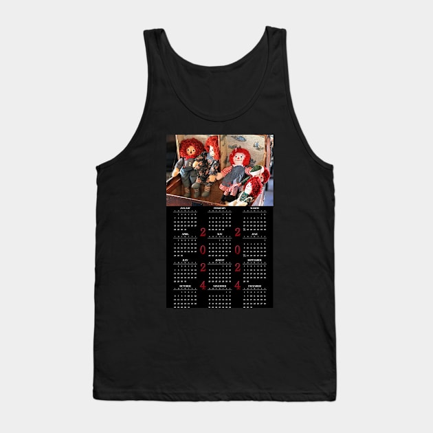 Raggedy Ann & Andy • 2024 Year-at-a-glance Calendar Tank Top by photoclique